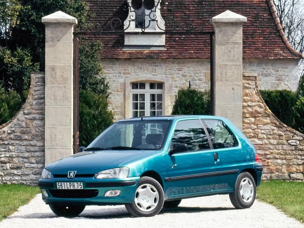 Peugeot 106 (1A,  1C) 1 поколение, рестайлинг, хэтчбек 3 дв. (05.1996 - 12.2003)
